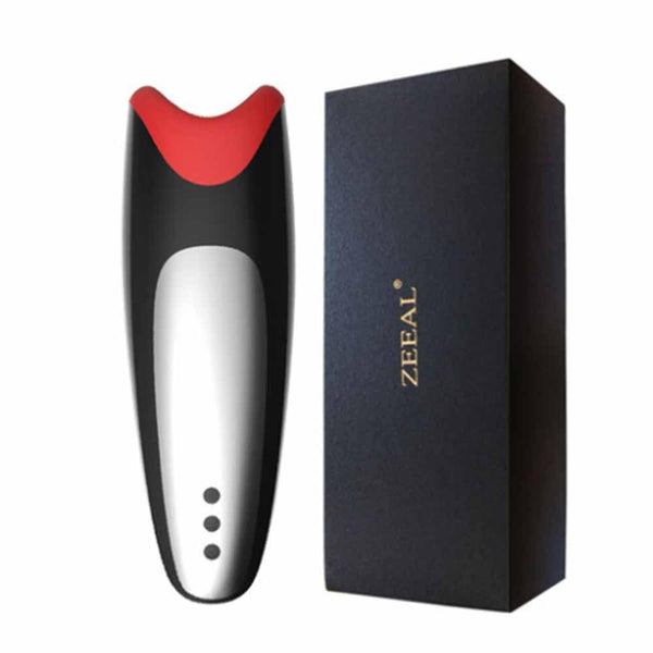 ZEEAL Automatic 15 Sucking 15 Vibrating Heating Male Masturbation Cup
