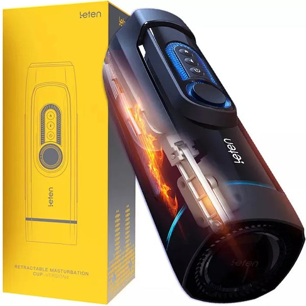 Superbuyg™LETEN Quadruple Piston X9-IV Infinitely Variable Speed Male Masturbator Star-starring identical mold production [free of tax]