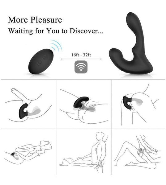 9-Pattern Vibration Double Motor 30° Wave-Motion Prostate Massager