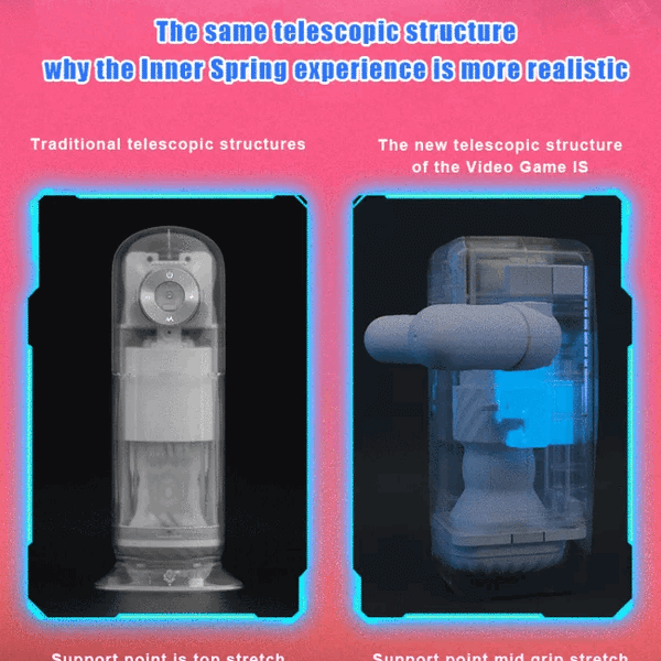 Newest 10 Thrusting 10 Vibrating Masturbator with Heating System