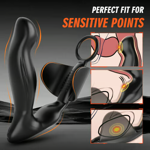 NOAH 10 Vibrating Heating Ergonomic Prostate Massager