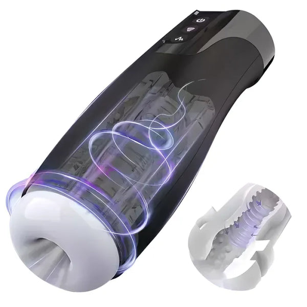 Superbuyg™ ADAMFUN Automatic 7 Sucking and 7 Vibrating Male Masturbator