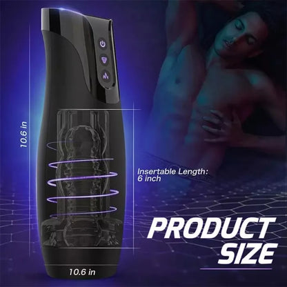 Superbuyg™ ADAMFUN Automatic 7 Sucking and 7 Vibrating Male Masturbator