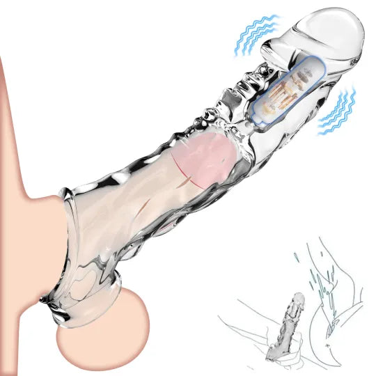 🔥🎁 2025 HOT Deal 💥 Reusable Penis Extension Vibrator – Makes You Longer, Harder & Unstoppable 😍