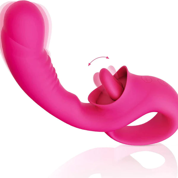 Eveandlove G-spot vibrator offers 10 licking and vibration patterns for women
