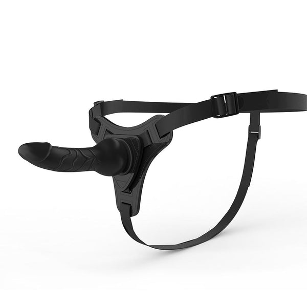 Slender Glans Adjustable Harness Strap-on Realistic Dildo