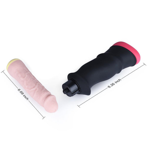 LECO 2 Speed 1.77 Inch Thrusting Realistic Dildos
