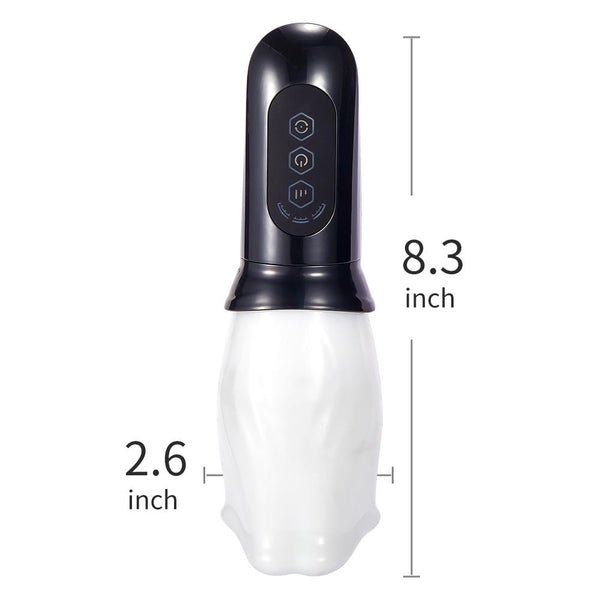 [HOT SALE] Bare Sleeve 4-frequncy Rotation 3 Speeds Oral Hands Free Masturbator