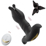 Remote Control 9 Tension Shock Flapping Thrusting Vibrating Butt Plug Prostate Massager
