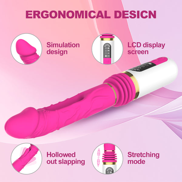Revolutionary Flapping and Thrusting Dildo with Strong Suction Cup