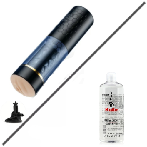 [Limited Time Special] Swordsman 10 Thrusting Spinning Suction Cup Hands Free Masturbator