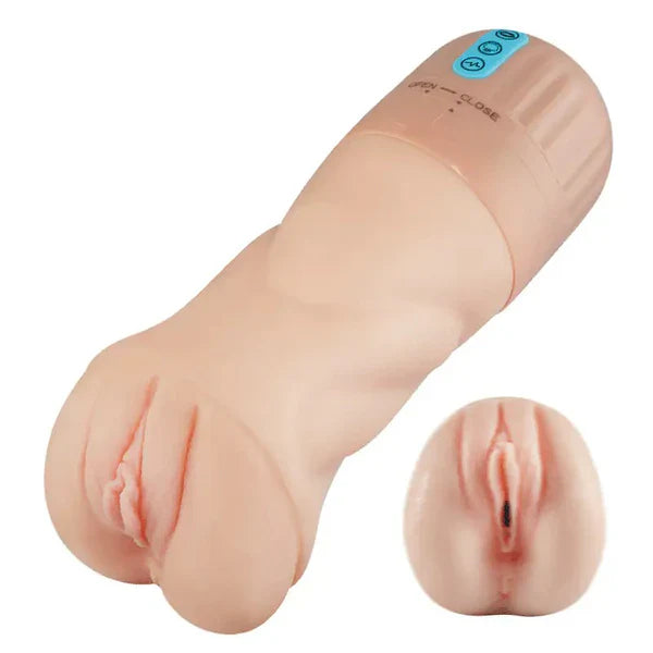 Beate - 5 Sucking Oral Swallowing 10 Vibrating Massage Training Masturbation Cup,Star-starring identical mold production [free of tax]