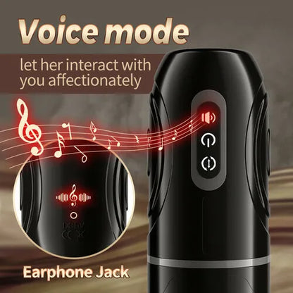 Superbuyg™ 7 Thrusting 7 Rotating Male Masturbator With Lifelike 3D Channel,Star-starring identical mold production [free of tax]