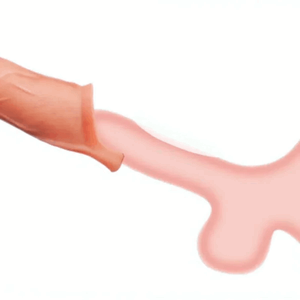 (BLACK) APP Controlled 9 Vibration Intensities Vibrating Penis Sleeve