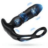 3 Thrusting & 12 Vibrating Cock Rings Prostate Massager