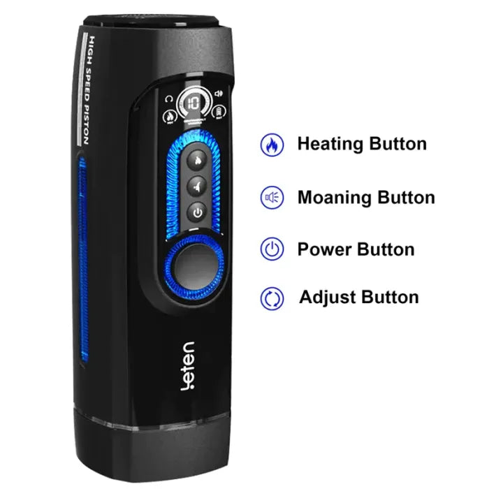 Superbuyg™LETEN Quadruple Piston X9-IV Infinitely Variable Speed Male Masturbator Star-starring identical mold production [free of tax]