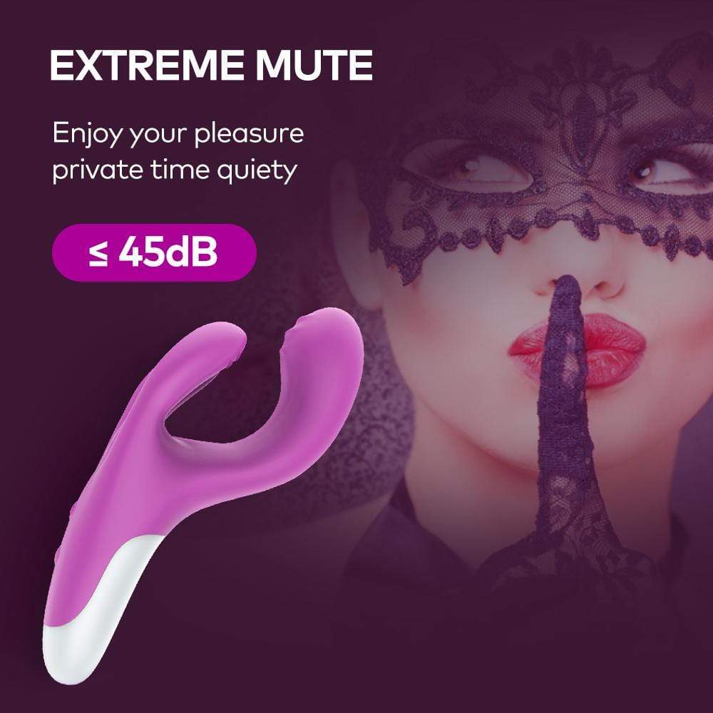 G-spot Rabbit Vibrator 3 Motors Clitoral and Vaginal Stimulator