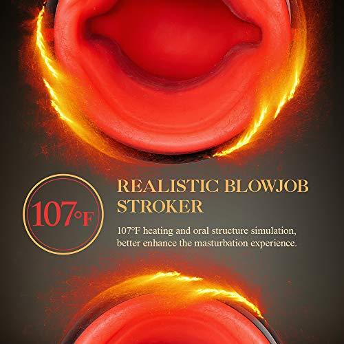 Sucking Vibrating Heating Handjob Cup with Built-in Airbag