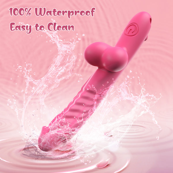 10 Powerful Vibrations 100% Waterproof Mini Dildo