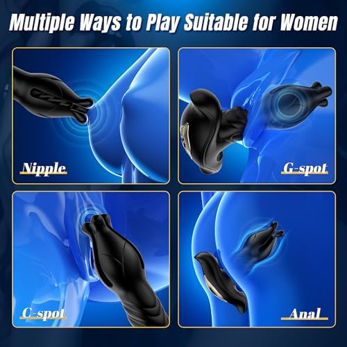 Remote Control 9 Tension Shock Flapping Thrusting Vibrating Butt Plug Prostate Massager