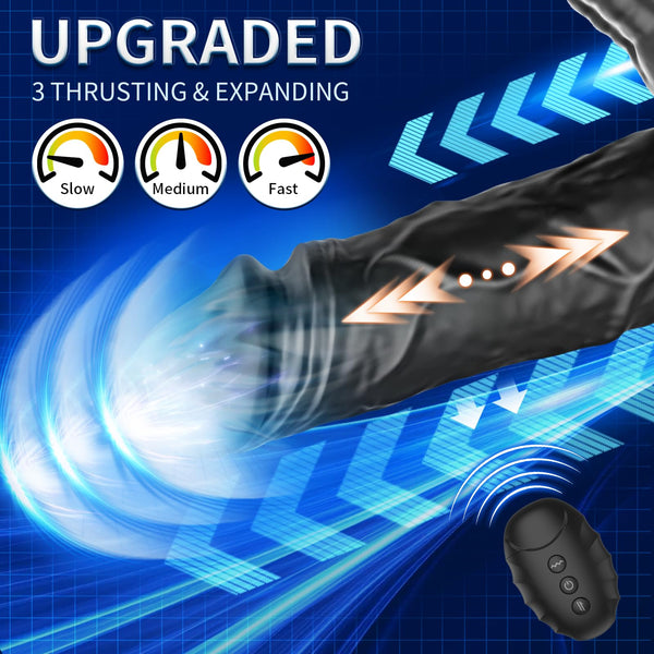 Inflatable Prostate Massager: 10 Vibration Modes, Heating & Remote-Controlled Expansion