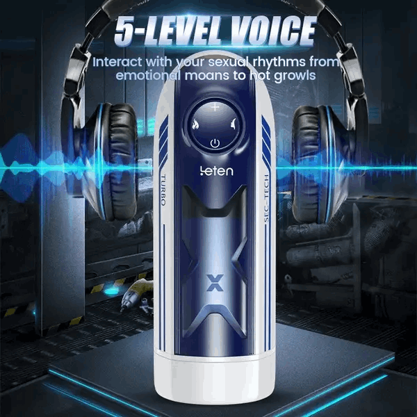 Optimus-700 Piston/min One Click Orgasm 10 Telescopic 5 Voices Masturbator