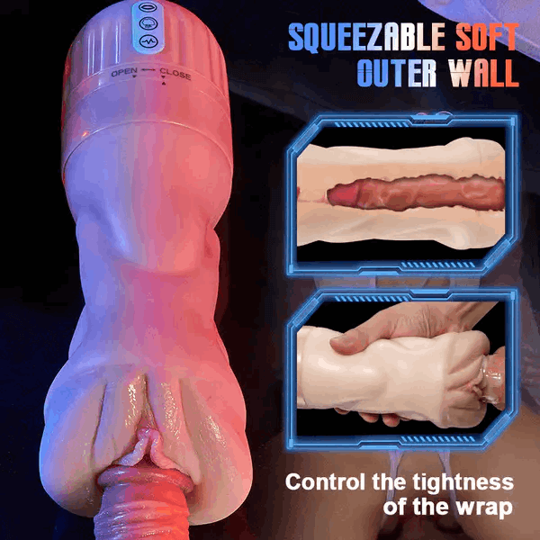 5 Sucking 10 Vibrating Simulated Vagina Masturbator and Pussy Pocket