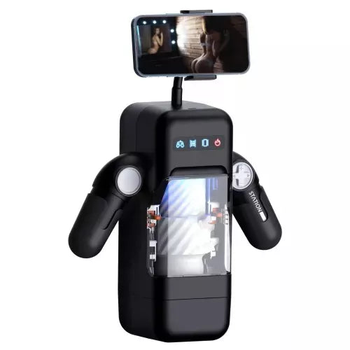 Newest 10 Thrusting 10 Vibrating Masturbator with Heating System