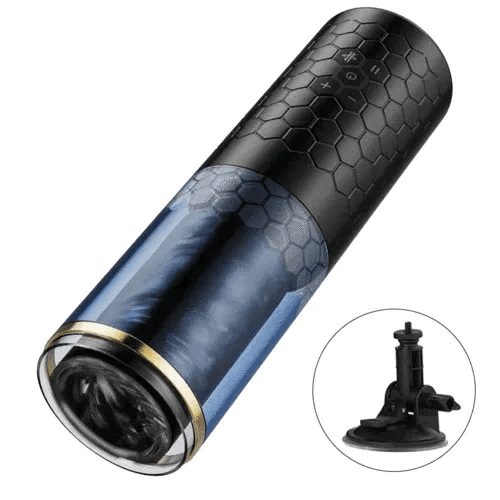 [Limited Time Special] Swordsman 10 Thrusting Spinning Suction Cup Hands Free Masturbator