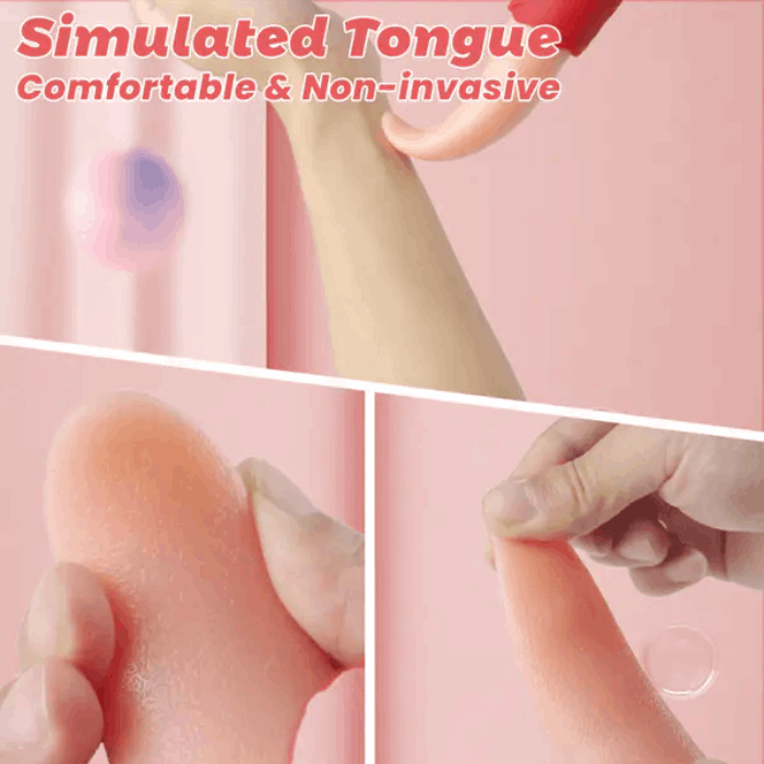 2 IN 1 Upgraded Flapping Tongue G Spot Vibrator