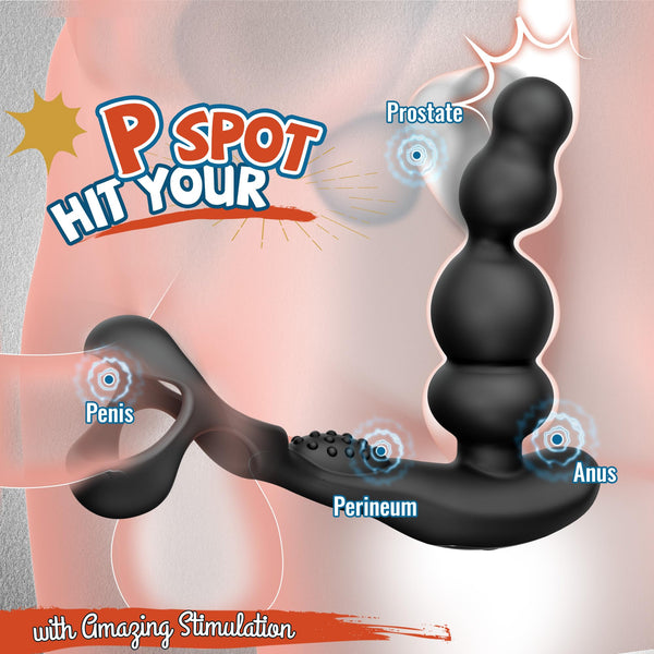 High Speed Rotation & Vibration Prostate Massager