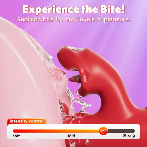 G-Spot Vibrator With 9 Tapping Rhythms & 8 Licking Sucking Vibrating Modes