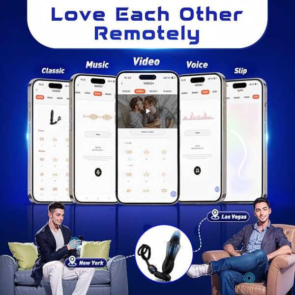 3 Thrusting Expanding & 9 Vibration Modes Thrusting Anal Expansion Prostate Massager