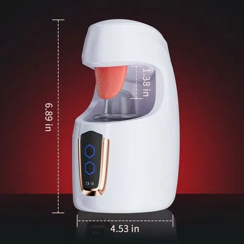 Superbuyg™Blowjob Queen 10 Tapping Thrusting Male Glans Training Stimulator,Star-starring identical mold production  [free of tax]