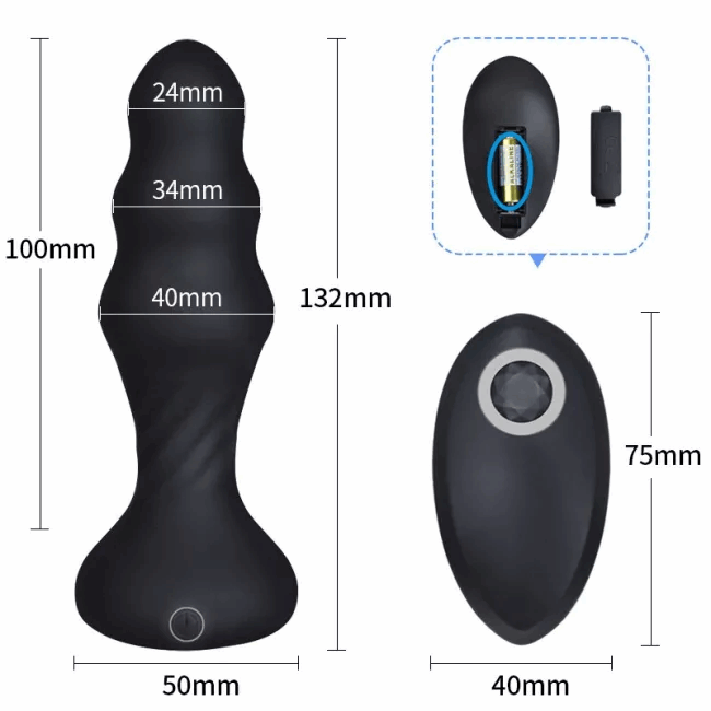 Anal Plug Vibrator for Men Prostate Massager Masturbators Woman Vagina Stimulator Dildos Remote Control Male Anus Butt Sex Toys