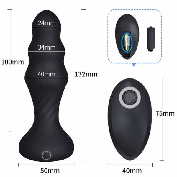 Anal Plug Vibrator for Men Prostate Massager Masturbators Woman Vagina Stimulator Dildos Remote Control Male Anus Butt Sex Toys