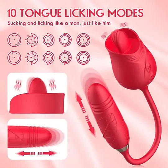 [Discreet Delivery] 10-Function Flower-Shaped Wellness Device | Dual-End Relaxation Tool