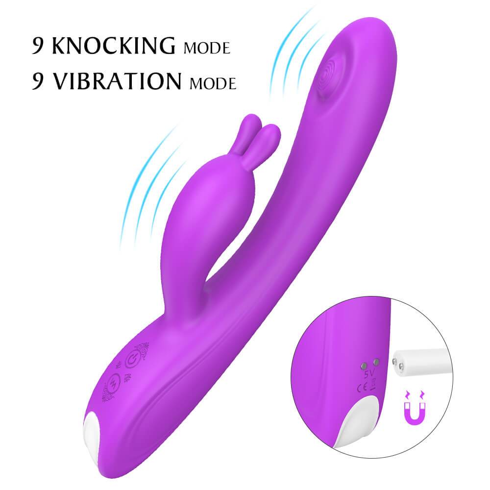 Rabbit Vibrator, Clitoris And G-Spot Dual Stimulation