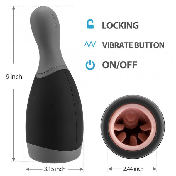 4D Automatic Stroker Vibrating Male Masturbators Cup