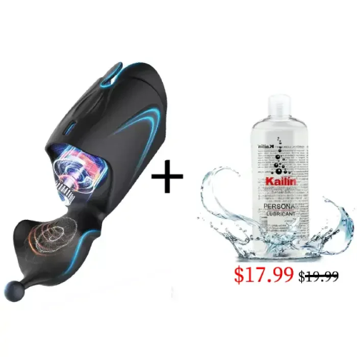 2-Motor Penis Glans Training 10-Vibration Masturbation Cup