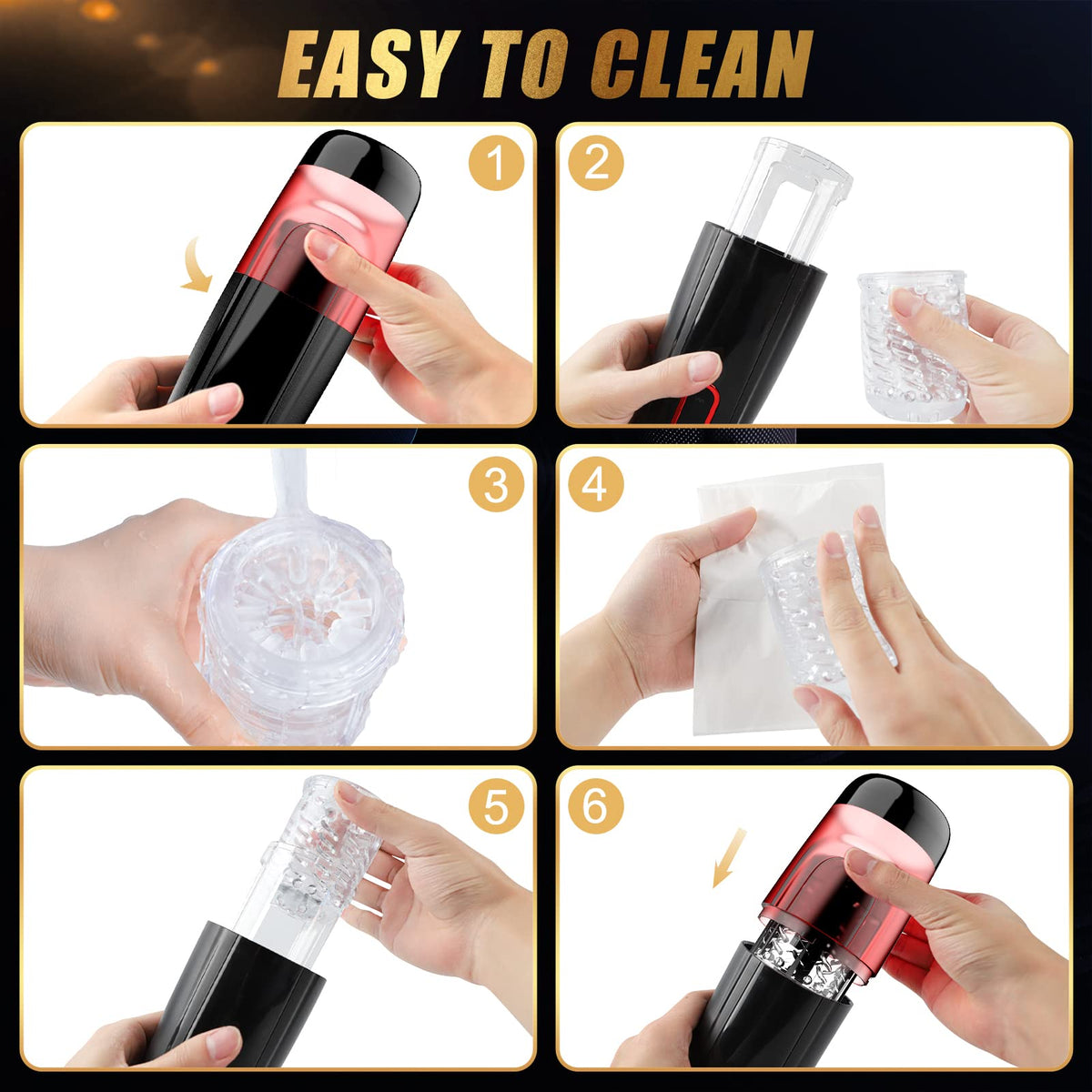 10 Powerful Thrusting Rotating Hands Free Blowjobsex Machine