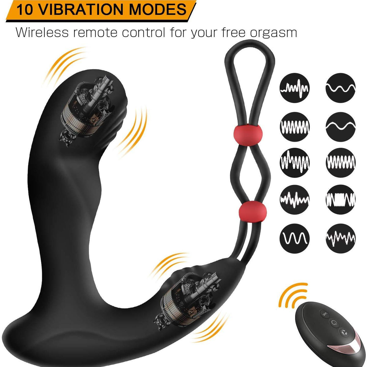 JUNAI Remote Control Prostate Massager