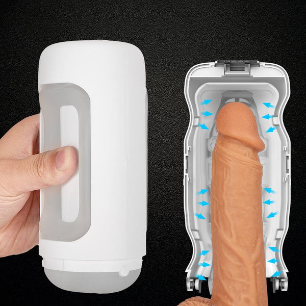 3D Transparent Channel Vacuum Suction Masturbator
