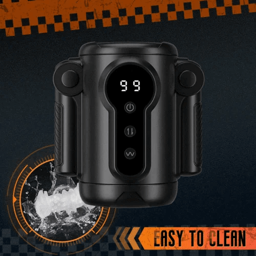 9 Thrusting & Vibrating Massage Training and Masturbation 2 IN 1 Sex Toy