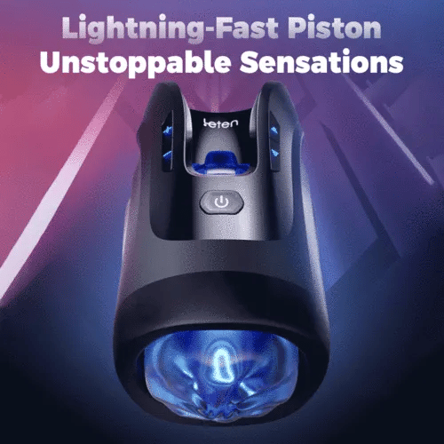 Superbuyg™ LETEN Cannon King Mini 3D Fleshy Telescopic Vibrating Automatic Masturbator [free of tax]