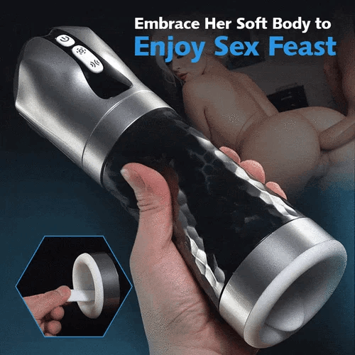 Harley 5 Squeezing Sucking 10 Vibrating Masturbators Male Sex Toys