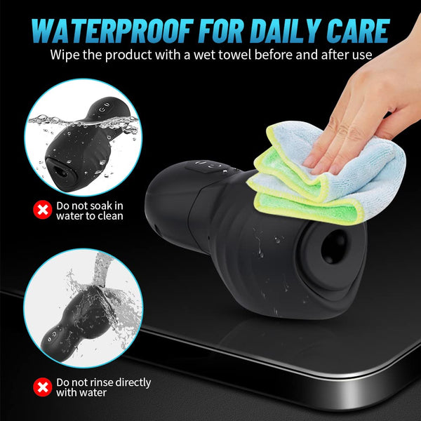 Penis Pump Glans Training Tool with 7 Vibration Modes 7 Suctions