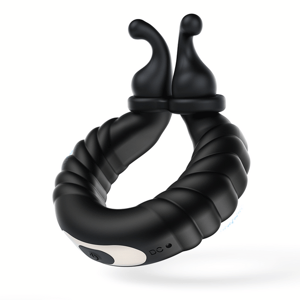 Separable Rabbit Rocker 11 Vibrating Cock Ring for Man
