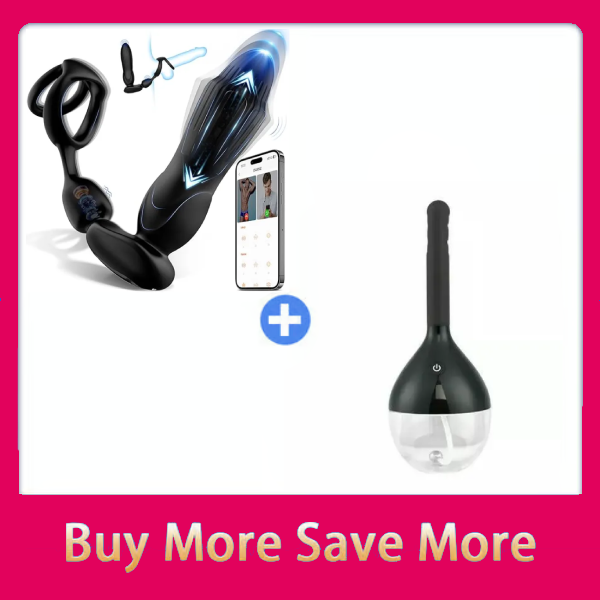 3 Thrusting Expanding & 9 Vibration Modes Thrusting Anal Expansion Prostate Massager