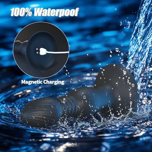 Super Strong Suction Cup Remote Control Thrust Vibration, Anal Trainer for Men, Women & Couples